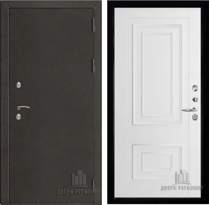 Фото Дверь Дверь Регионов ТЕРМО 3 АНТИК ТЁМНОЕ СЕРЕБРО DIS006986